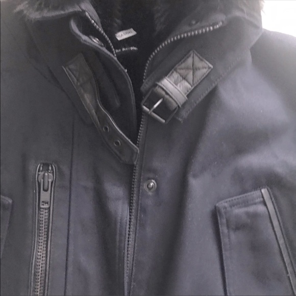 ♥️The Kooples| Navy Military Cargo Parka - UK sz 2 - Picture 8 of 10